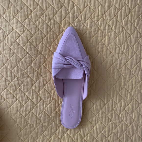 NIB J. Crew Loafer Mules with Twist in Blush (8.5) - Picture 3 of 6